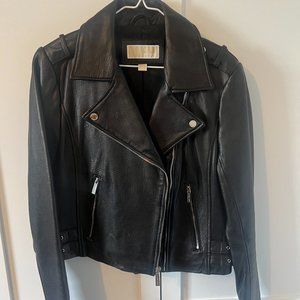 MICHAEL MICHAEL KORS Leather Moto Jacket